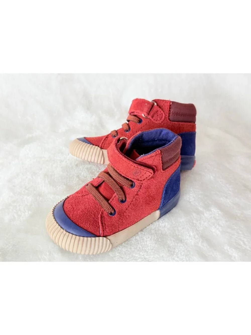 size 5 M SR Striderite Stride rite DUNE high top casual shoes sneakers boys rust